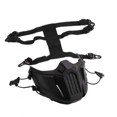 Jahitaktikaline poolmask Pehme eemaldatav hingav põrutuskindel kaitsev suukaitse Sporditarvikud