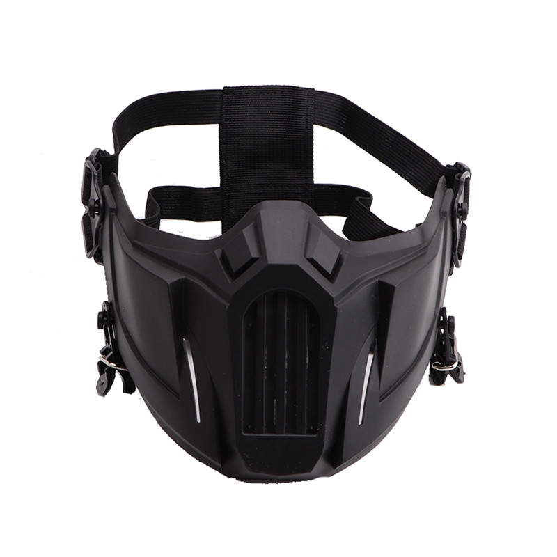 Jahitaktikaline poolmask Pehme eemaldatav hingav põrutuskindel kaitsev suukaitse Sporditarvikud