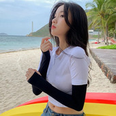 1 paari käevarrukad Soojendid Spordivarrukad Päikesekaitse UV-kaitse Käekate Jahutussoojendaja Jooksmine Kalastamine Jalgrattasõidu Suusa päikesekaitsekreem