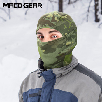 Winter Warmer Fleece Tactical Balaclava Full Face Mask Ski Paintball Τρέξιμο Κυνήγι Πεζοπορία Ποδηλασία Αθλητισμός Snowboard Κασκόλ Άνδρες