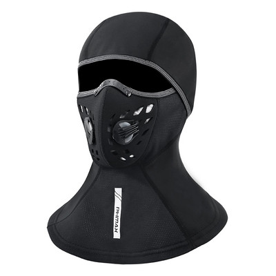 Mască de schi iarnă Căciulă de ciclism Lână termică Menține cald Rezistent la vânt Ciclism Mască de față Balaclava Schi Pescuit Patinaj Pălărie Căciulă