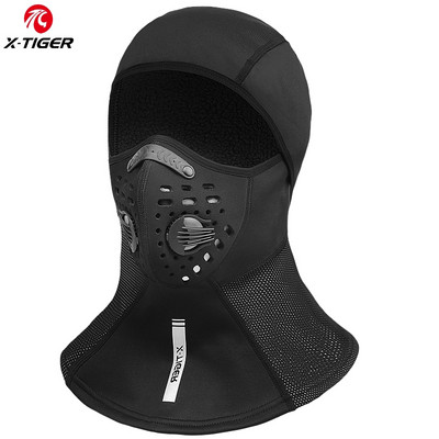 Mască de schi iarnă Căciulă de ciclism Lână termică Menține cald Rezistent la vânt Ciclism Mască de față Balaclava Schi Pescuit Patinaj Pălărie Căciulă