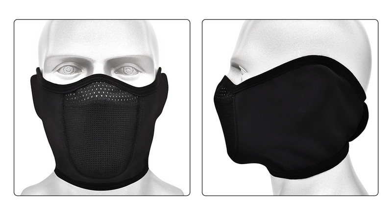 Ziemas siltāks riteņbraukšana pussejas maska brauciens skriešanas šalle iesildīšanās flīsa galvassega velosipēda bandana sporta makšķerēšanas maska vāciņš