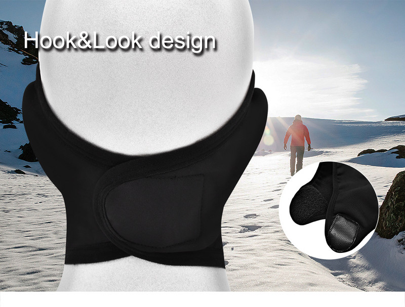 Ziemas siltāks riteņbraukšana pussejas maska brauciens skriešanas šalle iesildīšanās flīsa galvassega velosipēda bandana sporta makšķerēšanas maska vāciņš