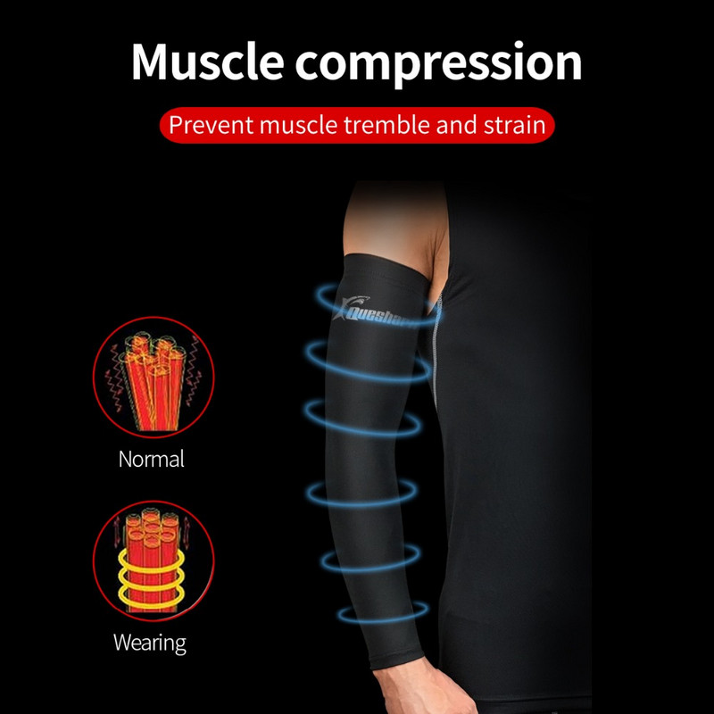 Femei, bărbați, adolescenți, baschet, mâneci pentru braț, alergare, bicicletă, camping, drumeții, manșete, coate, încălzitoare de brațe, siguranță sportivă, logo personalizat