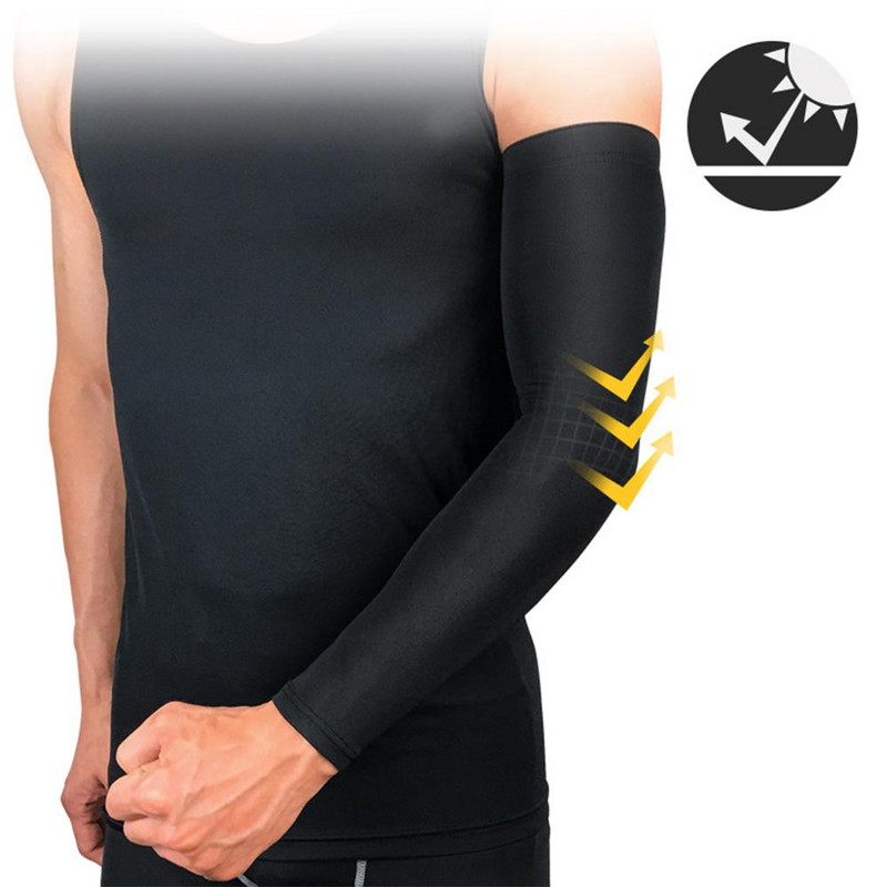 1 DB Sport kar hüvely jégszövet mangas melegítő nyári UV védelem futás kosárlabda röplabda kerékpározás napvédő szalagok