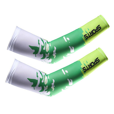 1 Paar Cool Men Sport Jalgrattasõit Jooksmine Jalgrattapüük UV päikesekaitse Manseti kate Kaitse Käevarrukas Rattakäte soojendajad Varrukad