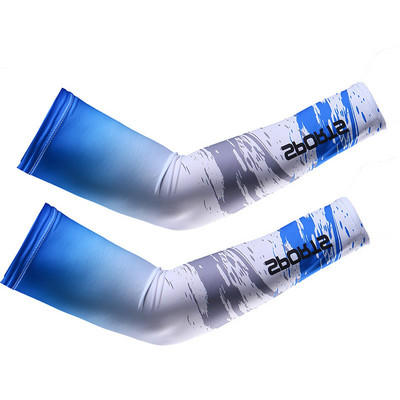 1 Paar Cool Men Sport Jalgrattasõit Jooksmine Jalgrattapüük UV päikesekaitse Manseti kate Kaitse Käevarrukas Rattakäte soojendajad Varrukad