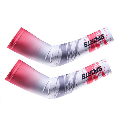 1 Paar Cool Men Sport Jalgrattasõit Jooksmine Jalgrattapüük UV päikesekaitse Manseti kate Kaitse Käevarrukas Rattakäte soojendajad Varrukad