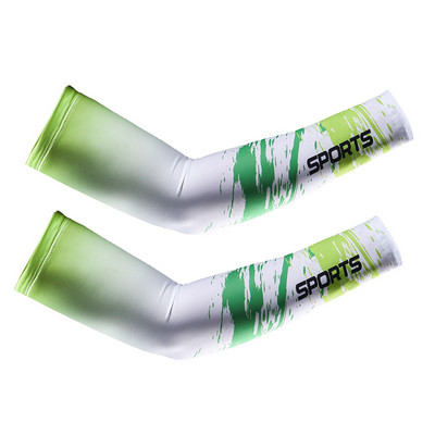 1 Paar Cool Men Sport Jalgrattasõit Jooksmine Jalgrattapüük UV päikesekaitse Manseti kate Kaitse Käevarrukas Rattakäte soojendajad Varrukad