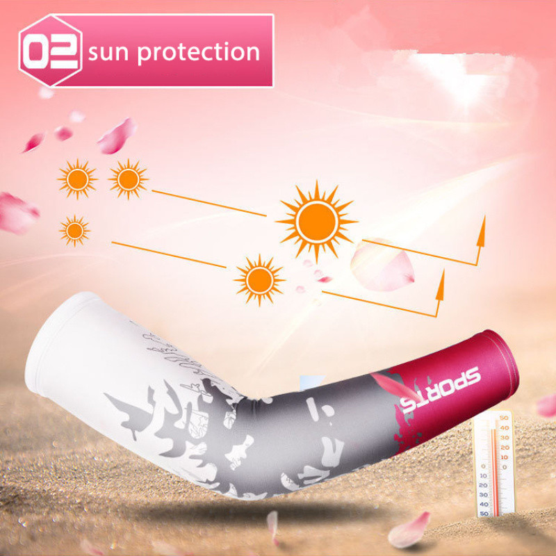 1 Paar Cool Men Sport Jalgrattasõit Jooksmine Jalgrattapüük UV päikesekaitse Manseti kate Kaitse Käevarrukas Rattakäte soojendajad Varrukad