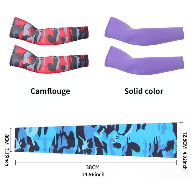 Sportinės rankos suspaudimo rankovės Krepšinio dviračių rankovės šildytuvas Vasarinis bėgimas UV apsauga Tinklinis Vairavimo rankovės nuo saulės