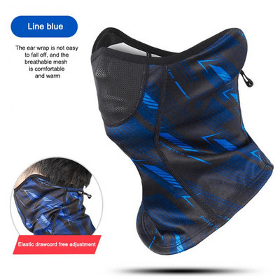 Žieminis vėjui atsparus dviračių šalikas Lauko bėgimo dviračio veido kaukė Galvos juostos Vyrai Moterys dviračių juostos sportinės jojimo galvos skara