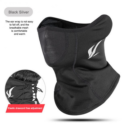 Žieminis vėjui atsparus dviračių šalikas Lauko bėgimo dviračio veido kaukė Galvos juostos Vyrai Moterys dviračių juostos sportinės jojimo galvos skara