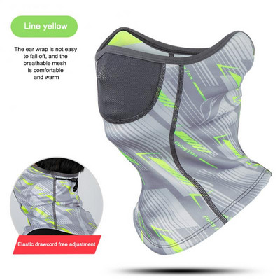 Žieminis vėjui atsparus dviračių šalikas Lauko bėgimo dviračio veido kaukė Galvos juostos Vyrai Moterys dviračių juostos sportinės jojimo galvos skara