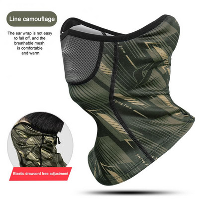 Žieminis vėjui atsparus dviračių šalikas Lauko bėgimo dviračio veido kaukė Galvos juostos Vyrai Moterys dviračių juostos sportinės jojimo galvos skara