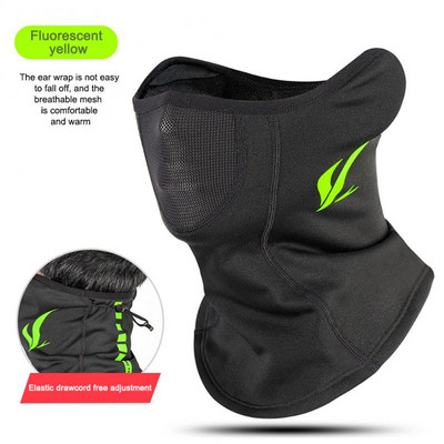 Žieminis vėjui atsparus dviračių šalikas Lauko bėgimo dviračio veido kaukė Galvos juostos Vyrai Moterys dviračių juostos sportinės jojimo galvos skara