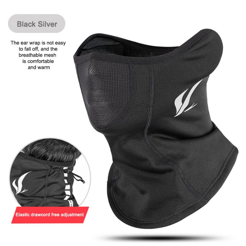Žieminis vėjui atsparus dviračių šalikas Lauko bėgimo dviračio veido kaukė Galvos juostos Vyrai Moterys dviračių juostos sportinės jojimo galvos skara