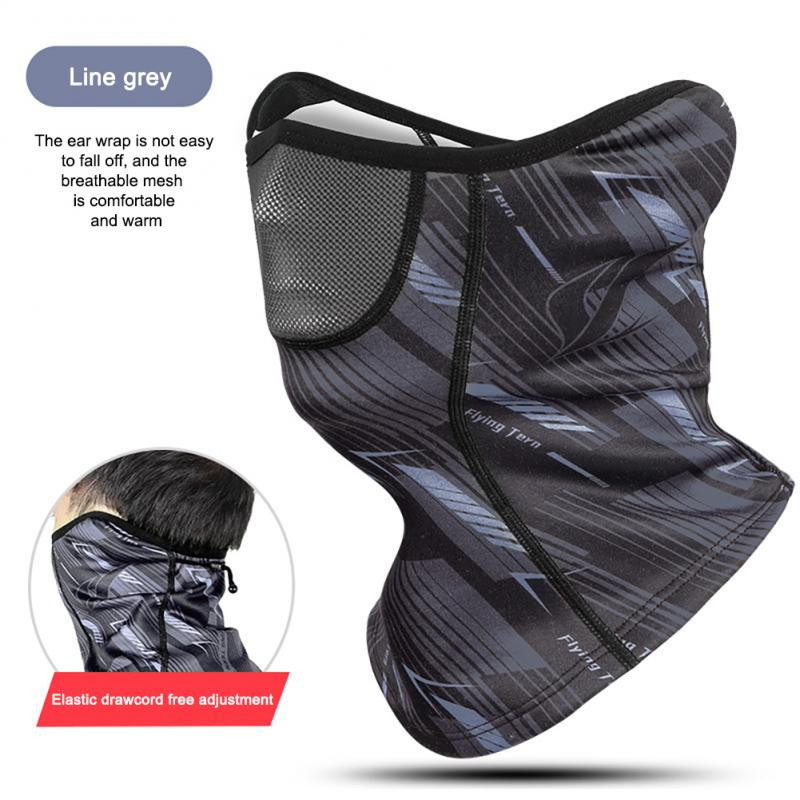 Žieminis vėjui atsparus dviračių šalikas Lauko bėgimo dviračio veido kaukė Galvos juostos Vyrai Moterys dviračių juostos sportinės jojimo galvos skara