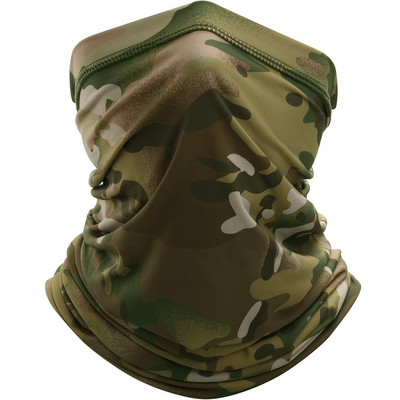 Bandana tactica armata Fata militara Tub pentru cap Esarfa Masca prietenoasa cu pielea Excursie neteda Ciclism Alergare Ghet pentru gât Capac pentru bărbați caldi