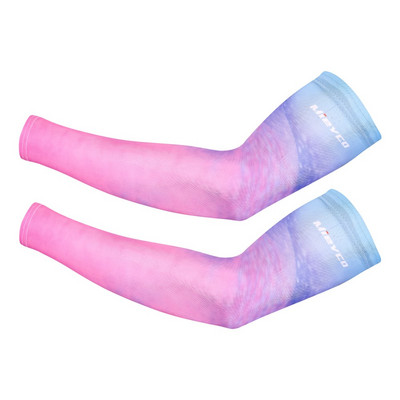 1 perechi Încălzitor de brațe unisex, protecție UV, sport, alergare, bicicletă, ciclism, baschet, volei, golf, cot, mâneci pentru braț.