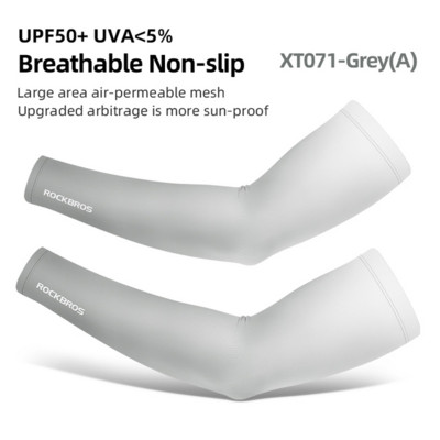 ROCKBROS Ice Fabric Jalgrattavarrukad Jooksu Käte soojendajad Korvpalli Varrukad Jooksuvarrukad Suvised Spordi Turvavarustus
