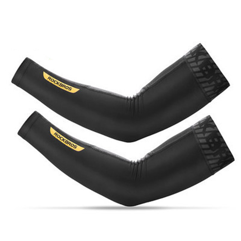 ROCKBROS Ice Fabric Jalgrattavarrukad Jooksu Käte soojendajad Korvpalli Varrukad Jooksuvarrukad Suvised Spordi Turvavarustus