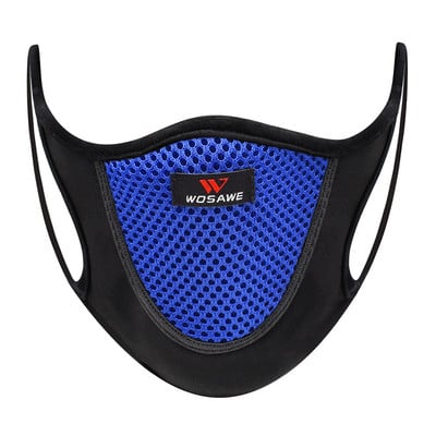 WOSAWE Breathable Cycling FaceMasks City Riding Sports Dustproof Mouth Full Cover Shield Mesh Filter Dust Training Face Mask