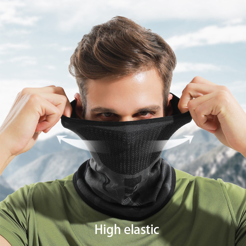 UV védelem Kerékpár Bandana Légáteresztő Arcmaszk Ice Silk Balaclava Férfi Fényvédő Kültéri Nyak Sál Porálló Arctakaró