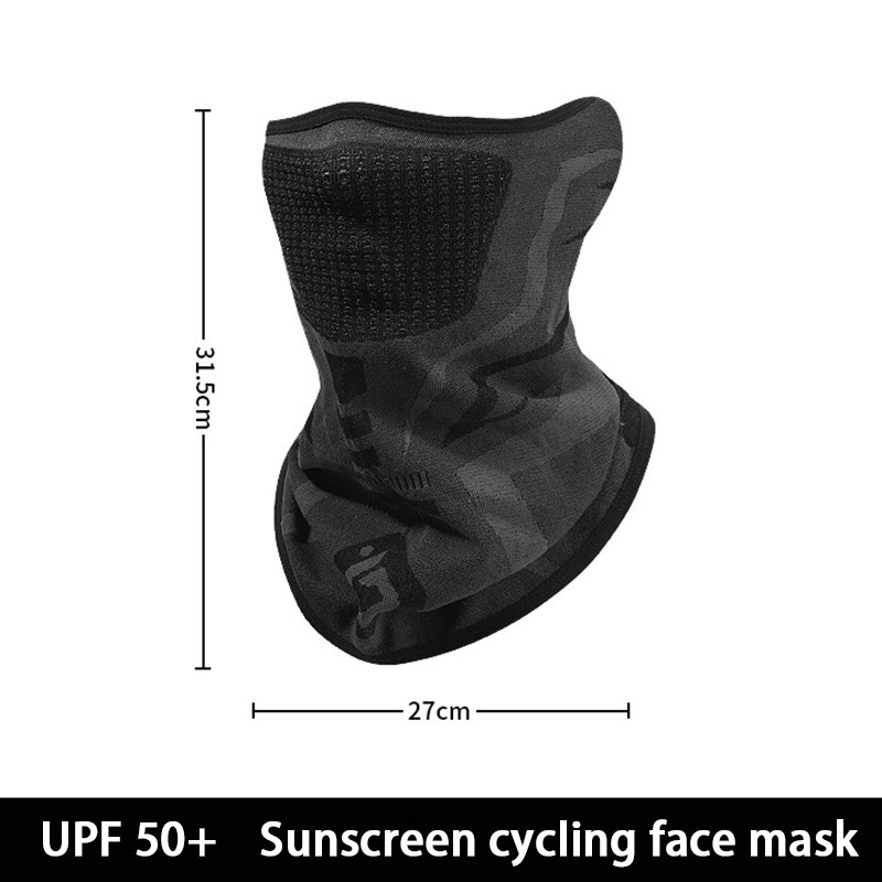 UV védelem Kerékpár Bandana Légáteresztő Arcmaszk Ice Silk Balaclava Férfi Fényvédő Kültéri Nyak Sál Porálló Arctakaró