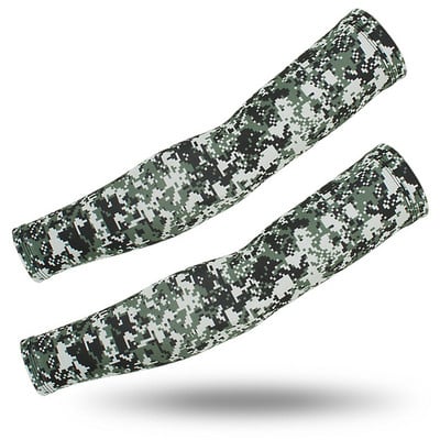 2020 Sun Cycling kar hüvely Melegítők Lélegző Gyorsan Száraz UV védelem Camo Arm Sleeve Lycra Running Camping Golf Karvédők
