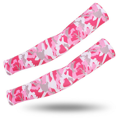 2020 Sun Cycling kar hüvely Melegítők Lélegző Gyorsan Száraz UV védelem Camo Arm Sleeve Lycra Running Camping Golf Karvédők