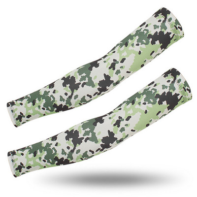 2020 Sun Cycling kar hüvely Melegítők Lélegző Gyorsan Száraz UV védelem Camo Arm Sleeve Lycra Running Camping Golf Karvédők