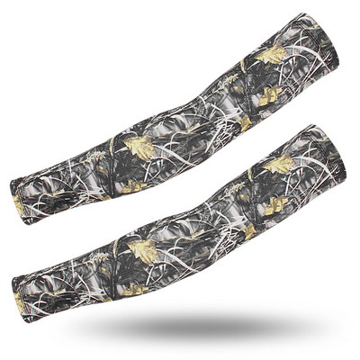 2020 Sun Cycling kar hüvely Melegítők Lélegző Gyorsan Száraz UV védelem Camo Arm Sleeve Lycra Running Camping Golf Karvédők
