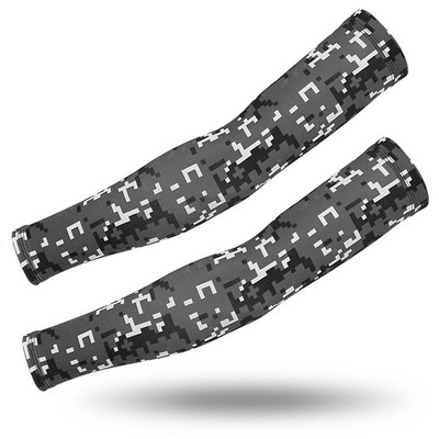 2020 Sun Cycling kar hüvely Melegítők Lélegző Gyorsan Száraz UV védelem Camo Arm Sleeve Lycra Running Camping Golf Karvédők