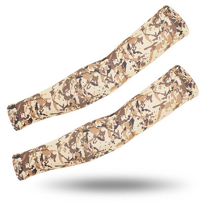 2020 Sun Cycling kar hüvely Melegítők Lélegző Gyorsan Száraz UV védelem Camo Arm Sleeve Lycra Running Camping Golf Karvédők