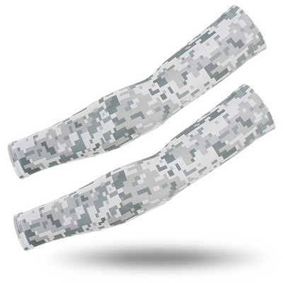 2020 Sun Cycling kar hüvely Melegítők Lélegző Gyorsan Száraz UV védelem Camo Arm Sleeve Lycra Running Camping Golf Karvédők
