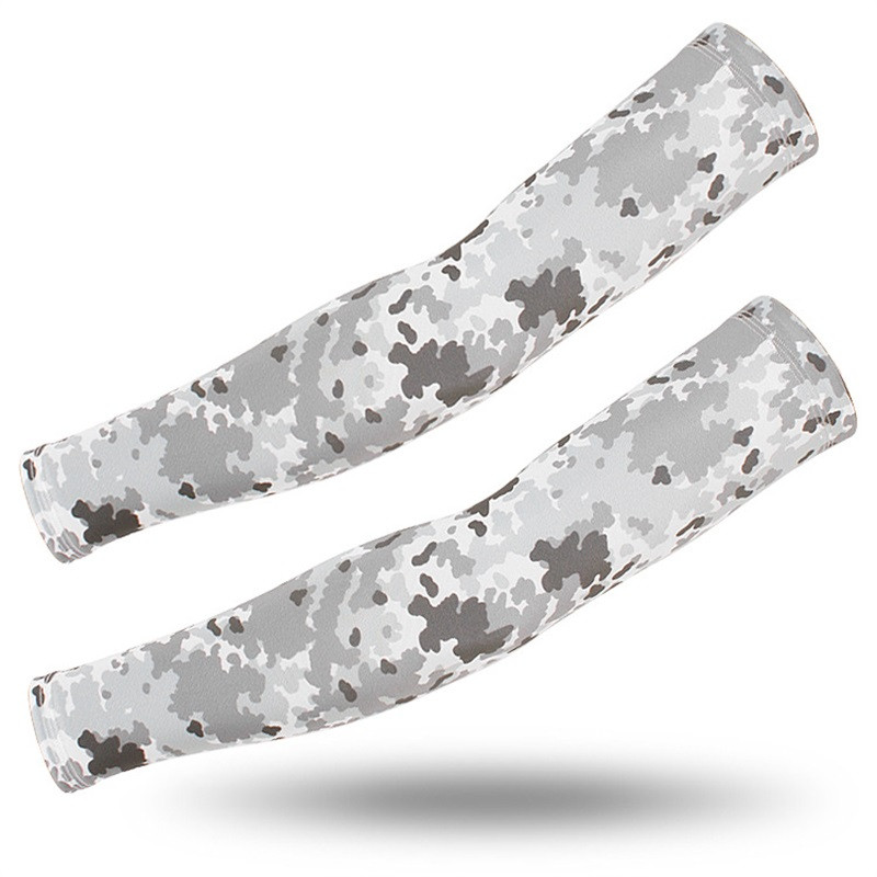 2020 Sun Cycling kar hüvely Melegítők Lélegző Gyorsan Száraz UV védelem Camo Arm Sleeve Lycra Running Camping Golf Karvédők