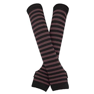 Ride Force 1 paar pikad sõrmedeta kindad kootud käsivarre soojendaja pöidla auk venivad kindad varrukad jõulujooksu rattasõidu kaitse