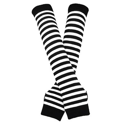 Ride Force 1 paar pikad sõrmedeta kindad kootud käsivarre soojendaja pöidla auk venivad kindad varrukad jõulujooksu rattasõidu kaitse