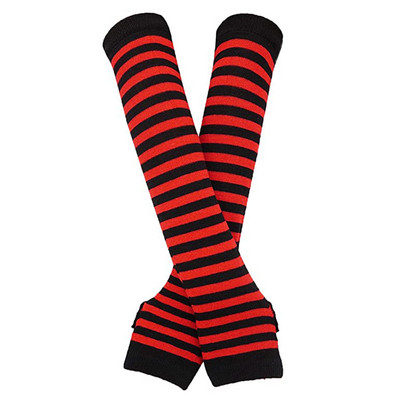 Ride Force 1 paar pikad sõrmedeta kindad kootud käsivarre soojendaja pöidla auk venivad kindad varrukad jõulujooksu rattasõidu kaitse