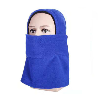 Új férfi női téli szélálló polár sál sapka sport kerékpározás meleg kerékpáros arcmaszk plusz bársony vastag borítású hideg kerékpáros fejfedő