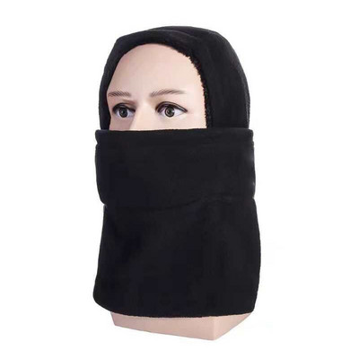 Új férfi női téli szélálló polár sál sapka sport kerékpározás meleg kerékpáros arcmaszk plusz bársony vastag borítású hideg kerékpáros fejfedő