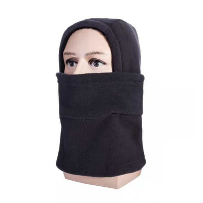 Új férfi női téli szélálló polár sál sapka sport kerékpározás meleg kerékpáros arcmaszk plusz bársony vastag borítású hideg kerékpáros fejfedő