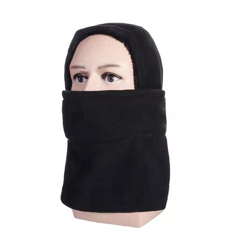 Új férfi női téli szélálló polár sál sapka sport kerékpározás meleg kerékpáros arcmaszk plusz bársony vastag borítású hideg kerékpáros fejfedő