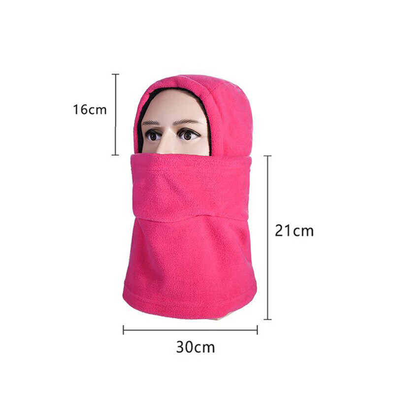 Új férfi női téli szélálló polár sál sapka sport kerékpározás meleg kerékpáros arcmaszk plusz bársony vastag borítású hideg kerékpáros fejfedő