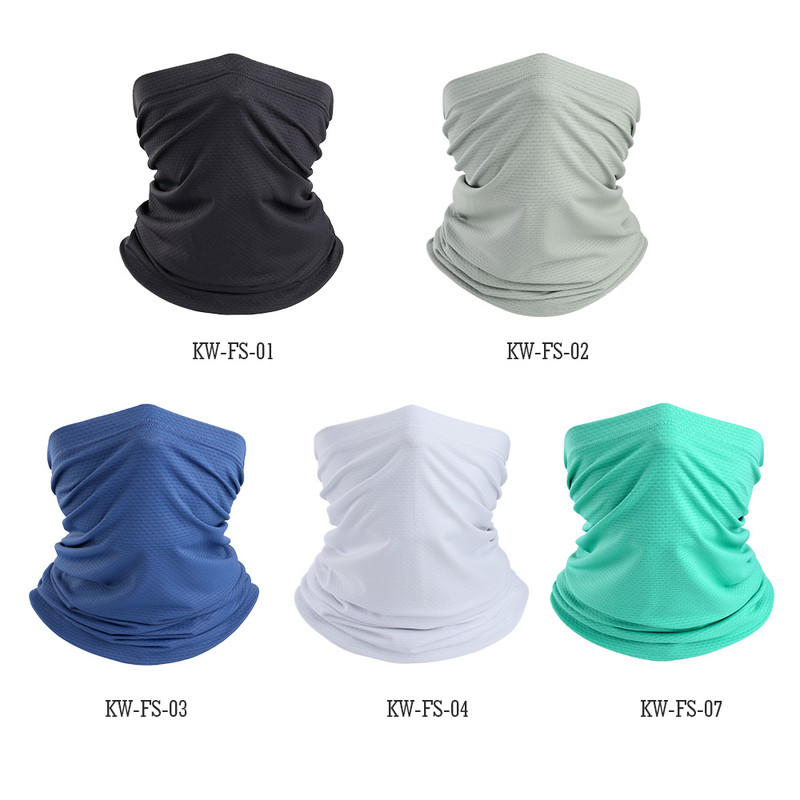 Bandană de vară Anti-UV Ciclism Mască de protecție pentru față Respirabilă Gât rece Gât elastic Alergare Drumeții Ciclism Tub eșarfă Bărbați Femei