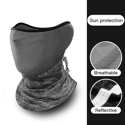 Ljetna prozračna biciklistička maska Zaštita od UV zračenja Balaclava Led Svileni šalovi oko vrata Sportski štitnik za lice Anti Dust Elastičan Podesiv