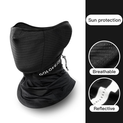 Ljetna prozračna biciklistička maska Zaštita od UV zračenja Balaclava Led Svileni šalovi oko vrata Sportski štitnik za lice Anti Dust Elastičan Podesiv