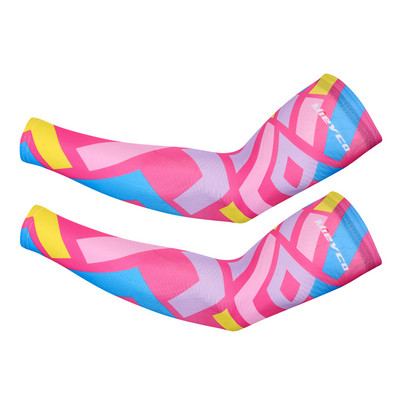 1db UV védelem Futó kerékpáros kar melegítők kosárlabda röplabda kar ujjak kerékpár kerékpár karvédők golf sport könyökvédők